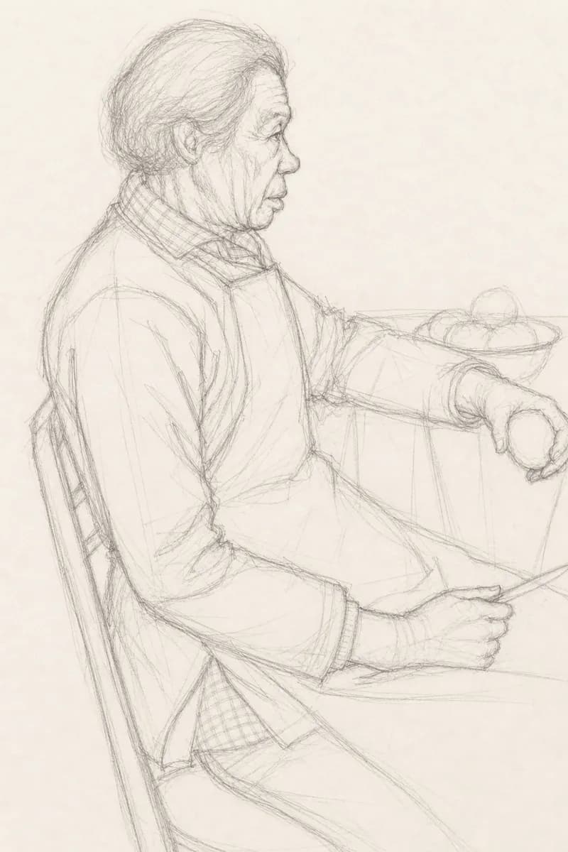 下描き