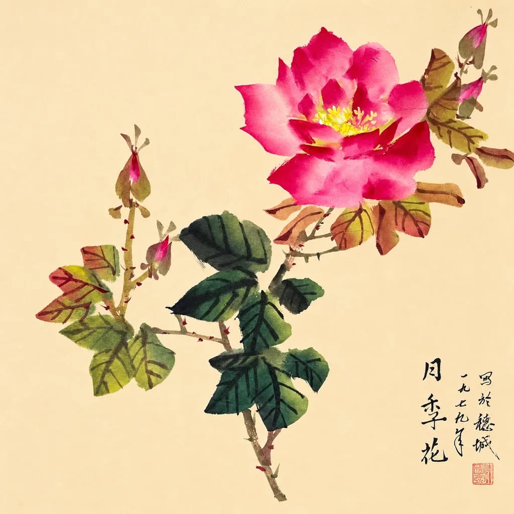 月季花