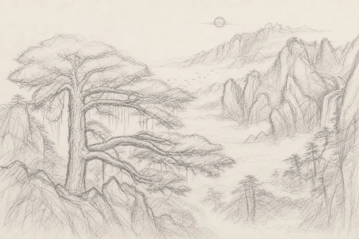 下描き
