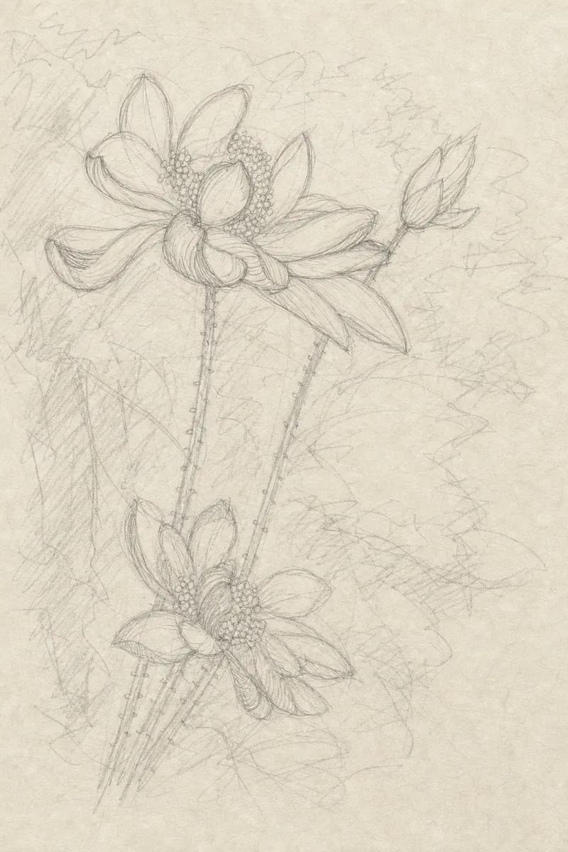 下描き